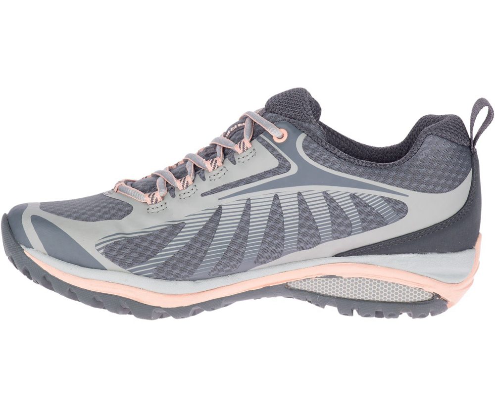 Buty Trekkingowe Merrell Damskie Szare - Siren Edge 3 Waterproof - 789402-FXD